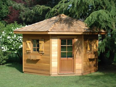 cabane de jardin d'angle