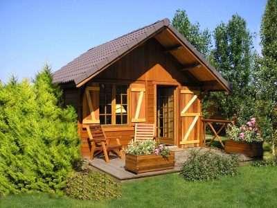 Chalet de jardin en bois habitable